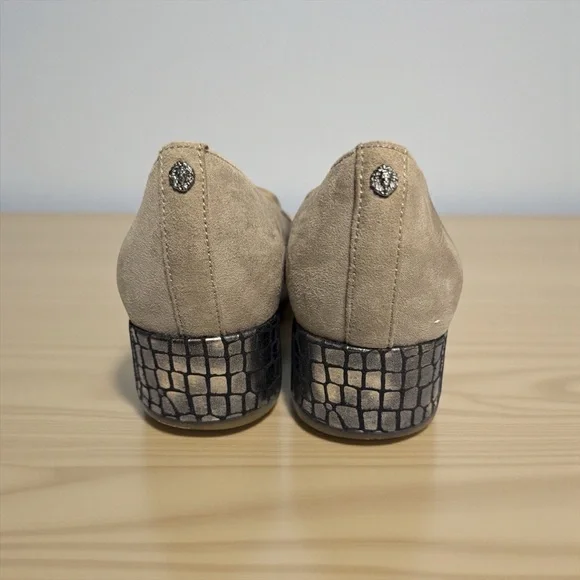 Anne Klein Taupe Suede Flats - Picture 3 of 8